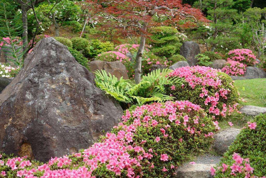 Kounkaku Hotel Nihonmatsu Bagian luar foto